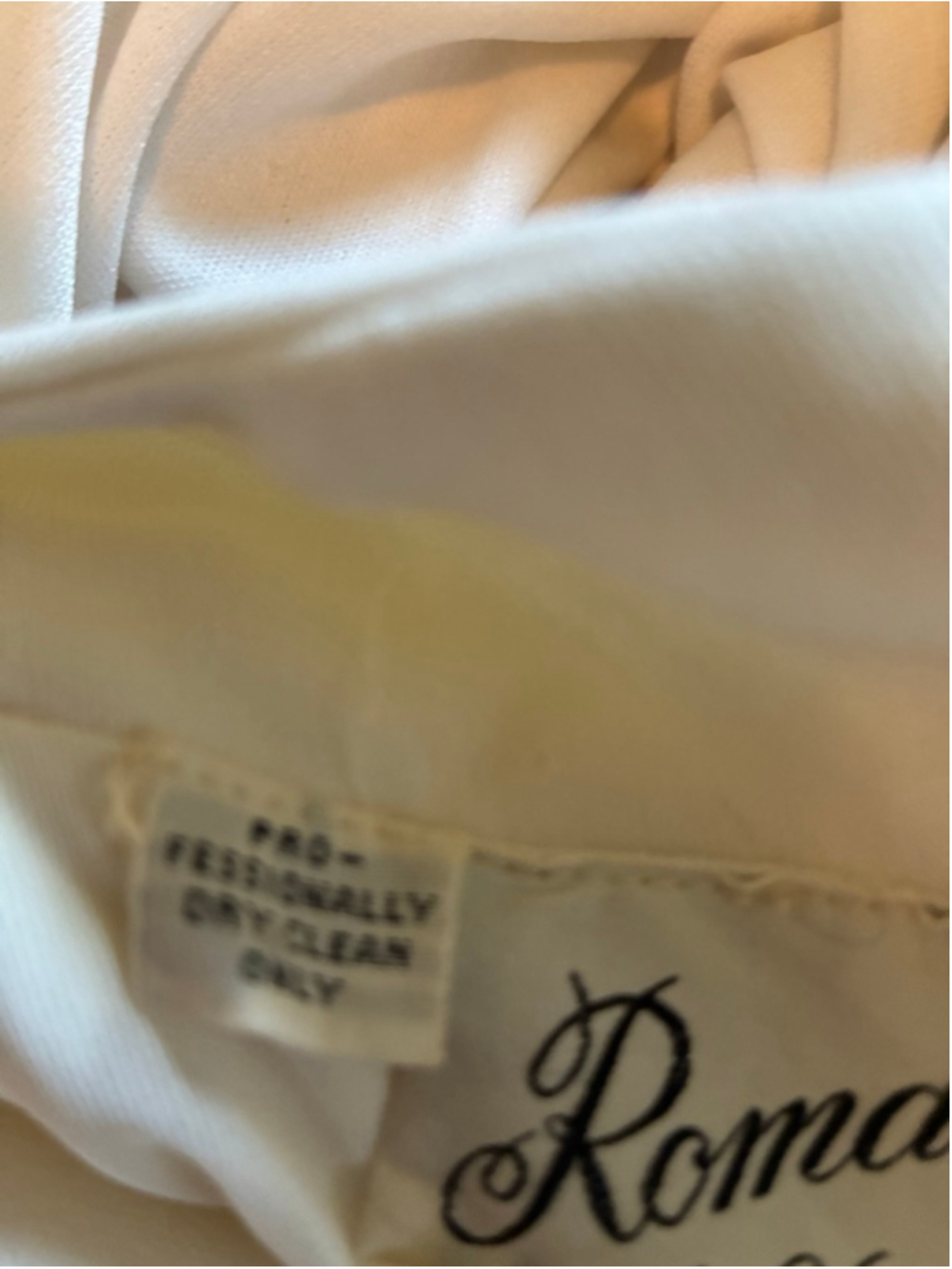Women's Romantica by Victor Costa White Maxi Dress - Picture 7 of 7